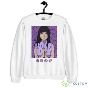 Princess Hinata Purple Graphic Naruto Shippuden shirt - Unisex Heavy Blend Crewneck Sweatshirt
