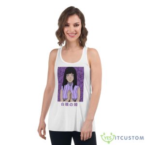 Princess Hinata Purple Graphic Naruto Shippuden shirt - Women's Flowy Racerback Tank
