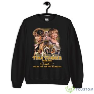 Queen Of Rock ‘N’ Rock Tina Turner 1939 – 2023 Thank You For The Memories Siganture Shirt 8 Queen Of Rock ‘N’ Rock Tina Turner 1939 – 2023 Thank You For The Memories Siganture Shirt - Unisex Crewneck Sweatshirt