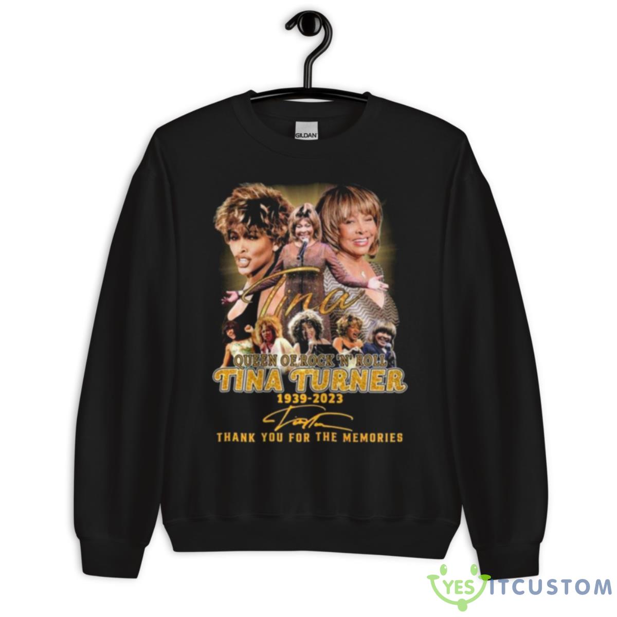 Queen Of Rock ‘N’ Rock Tina Turner 1939 – 2023 Thank You For The Memories Siganture Shirt 3 Queen Of Rock ‘N’ Rock Tina Turner 1939 – 2023 Thank You For The Memories Siganture Shirt - Unisex Crewneck Sweatshirt