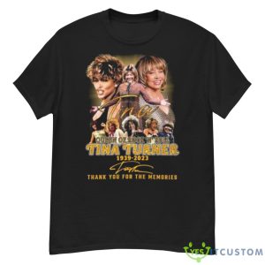 Queen Of Rock ‘N’ Rock Tina Turner 1939 – 2023 Thank You For The Memories Siganture Shirt - G500 Men’s Classic T-Shirt