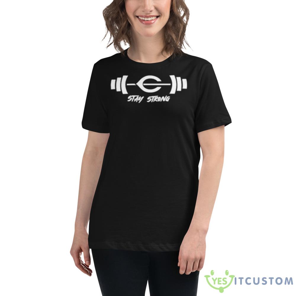 Reds Stay Strong Shirt 3 Reds Stay Strong Shirt - 6400 Women's Relaxed Short Sleeve Jersey Tee