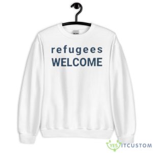 Refugees welcome shirt - Unisex Heavy Blend Crewneck Sweatshirt