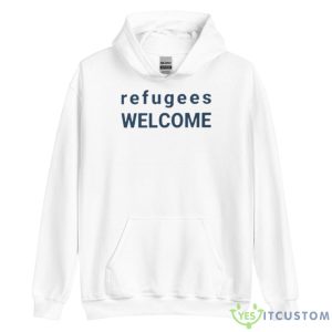Refugees welcome shirt - Unisex Heavy Blend Hooded Sweatshirt