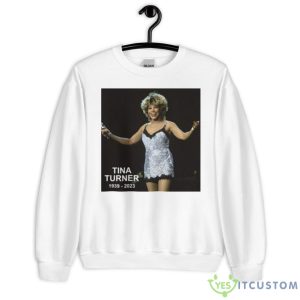 Rip The Queen Of Rock And Roll Tina Turner 1939 2023 Shirt - Unisex Heavy Blend Crewneck Sweatshirt