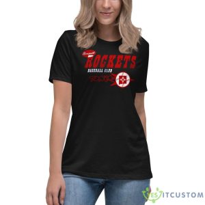 Roswell Rockets Baseball Logo Shirt - Women's Relaxed Short Sleeve Jersey Tee