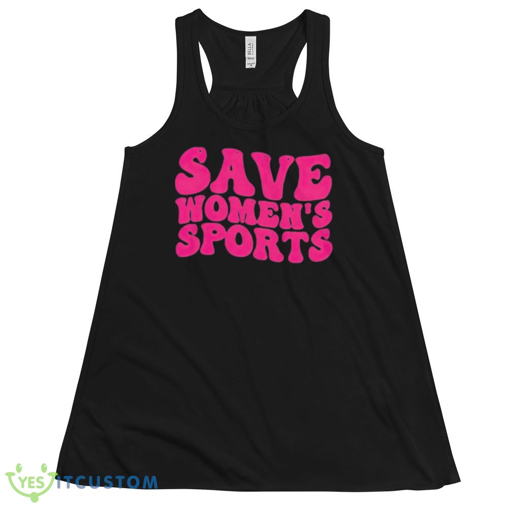 Save Women’s Sports Graphics Shirt 4 Save Women’s Sports Graphics Shirt - 8800 Women's Flowy Racerback Tank