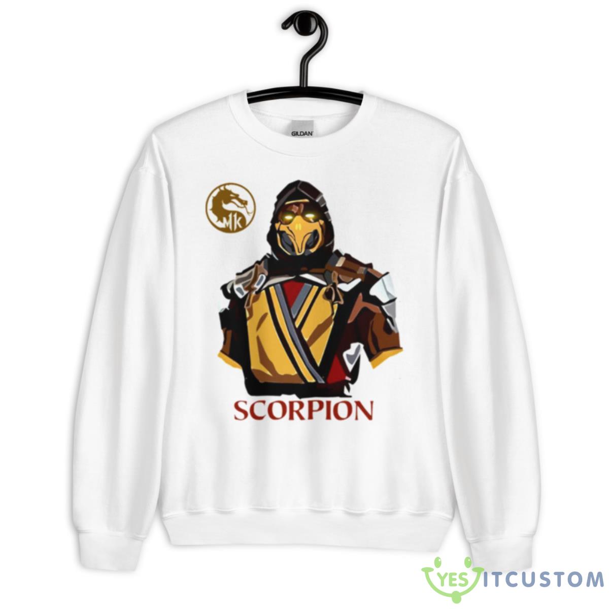 Scorpion Half Body Mortal Kombat Shirt 2 Scorpion Half Body Mortal Kombat Shirt - Unisex Heavy Blend Crewneck Sweatshirt
