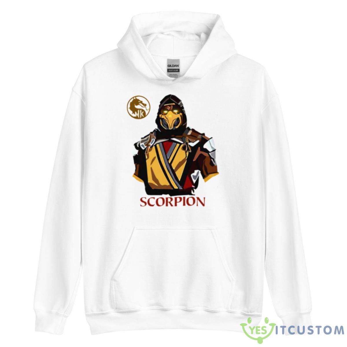 Scorpion Half Body Mortal Kombat Shirt 11 Scorpion Half Body Mortal Kombat Shirt - Unisex Heavy Blend Hooded Sweatshirt