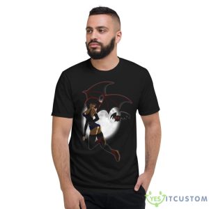 Sexy Girl Fly Me To The Moon Art Shirt - Short Sleeve T-Shirt