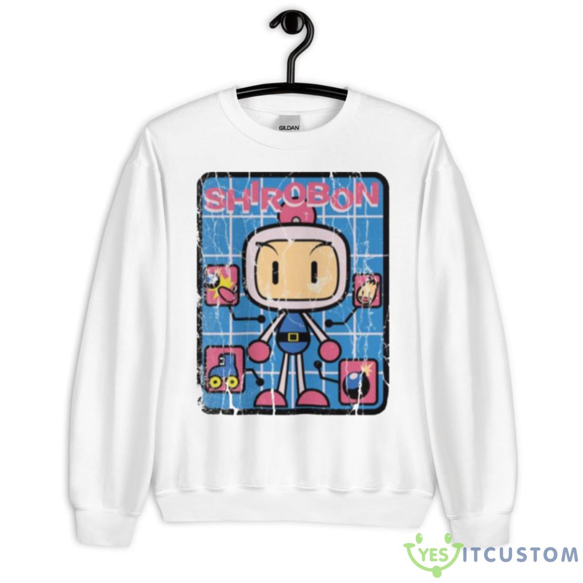 Shirobon Bomberman Shirt 11 Shirobon Bomberman Shirt - Unisex Heavy Blend Crewneck Sweatshirt