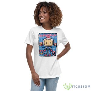 Shirobon Bomberman Shirt 9 Shirobon Bomberman Shirt - Women's Relaxed Short Sleeve Jersey Tee