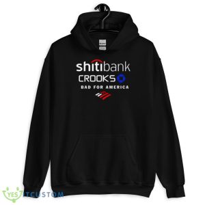 Shitiback Crooks Bad For America Graphics Shirt 7 Shitiback Crooks Bad For America Graphics Shirt - 18500 Unisex Heavy Blend Hooded Sweatshirt