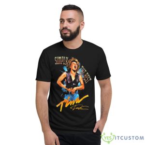 Simply The Best Tina Turner 1939 2023 Signature Shirt - Short Sleeve T-Shirt