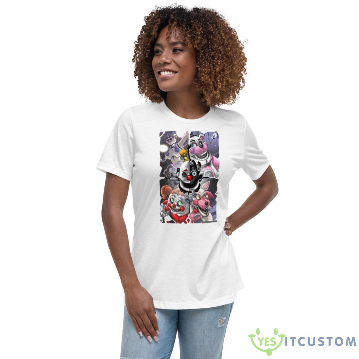 Sister Location Five Night’s At Freddy’s Shirt 5 Sister Location Five Night’s At Freddy’s Shirt - Women's Relaxed Short Sleeve Jersey Tee