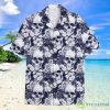 Skull Floral Navy Aloha Hawaiian Short Sleeve Button Shirt Product Photo 1