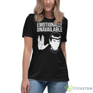 Star Trek Emotionally Unavailable Shirt - Women's Relaxed Short Sleeve Jersey Tee