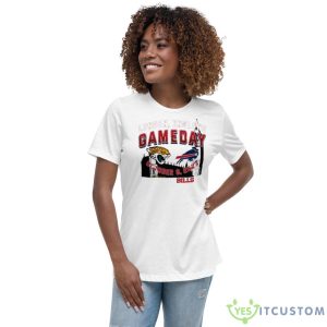 Starter Bills London Matchup White Style T Shirt - Women's Relaxed Short Sleeve Jersey Tee