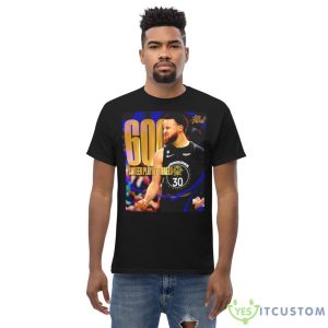 Stephen Curry NBA 600 career threes Funny T Shirt - Men’s Classic Tee Gildan 5000