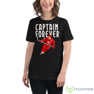 Steve Yzerman Captain Forever shirt 8 Steve Yzerman Captain Forever shirt - 6400 Women's Relaxed Short Sleeve Jersey Tee