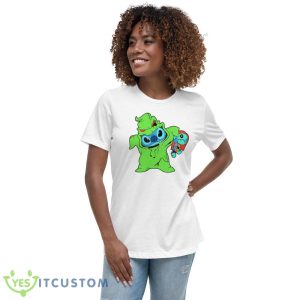Stitch x Oogie Boogie And Sally Disney Halloween T Shirt Gift For Halloween - 6400 Women's Relaxed Short Sleeve Jersey Tee
