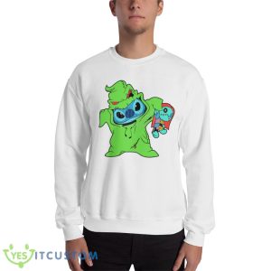 Stitch x Oogie Boogie And Sally Disney Halloween T Shirt Gift For Halloween - 18000 Unisex Heavy Blend Crewneck Sweatshirt