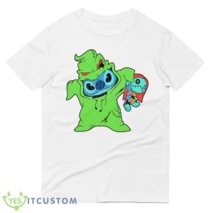 Stitch x Oogie Boogie And Sally Disney Halloween T Shirt Gift For Halloween - 980 Lightweight Fashion Short Sleeve T-Shirt