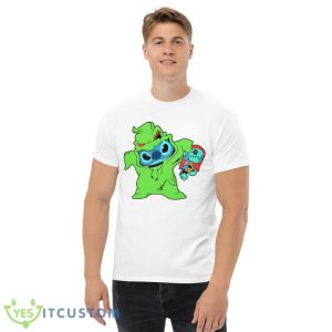 Stitch x Oogie Boogie And Sally Disney Halloween T Shirt Gift For Halloween - Men’s Classic Tee Gildan 5000