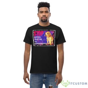 Stop Cruel Animal Testing And Experiments shirt - Men’s Classic Tee Gildan 5000