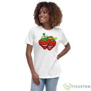 Strawberry Pop Rocky Shirt - Women's Relaxed Short Sleeve Jersey Tee