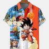 Summer Dragon Ball Goku Hawaiian Shirt Product Photo 1