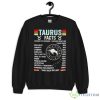 Taurus facts daily value may vary shirt - 18000 Unisex Heavy Blend Crewneck Sweatshirt