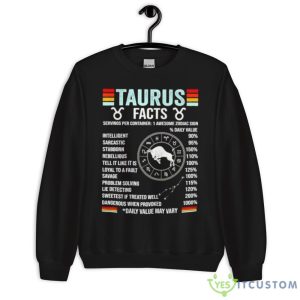 Taurus facts daily value may vary shirt - 18000 Unisex Heavy Blend Crewneck Sweatshirt