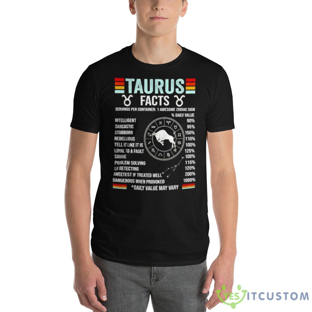 Taurus facts daily value may vary shirt 5 Taurus facts daily value may vary shirt - 980 Lightweight Fashion Short Sleeve T-Shirt