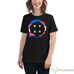 Team four star trans pride Design Shirt - 6400 Women's Relaxed Short Sleeve Jersey Tee