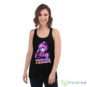 Teletha Tessa Testarossa Full Metal Panic Shirt - Women's Flowy Racerback Tank