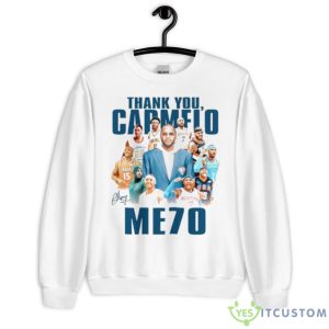 Thank You Carmelo Me70 Signature Shirt - Unisex Heavy Blend Crewneck Sweatshirt