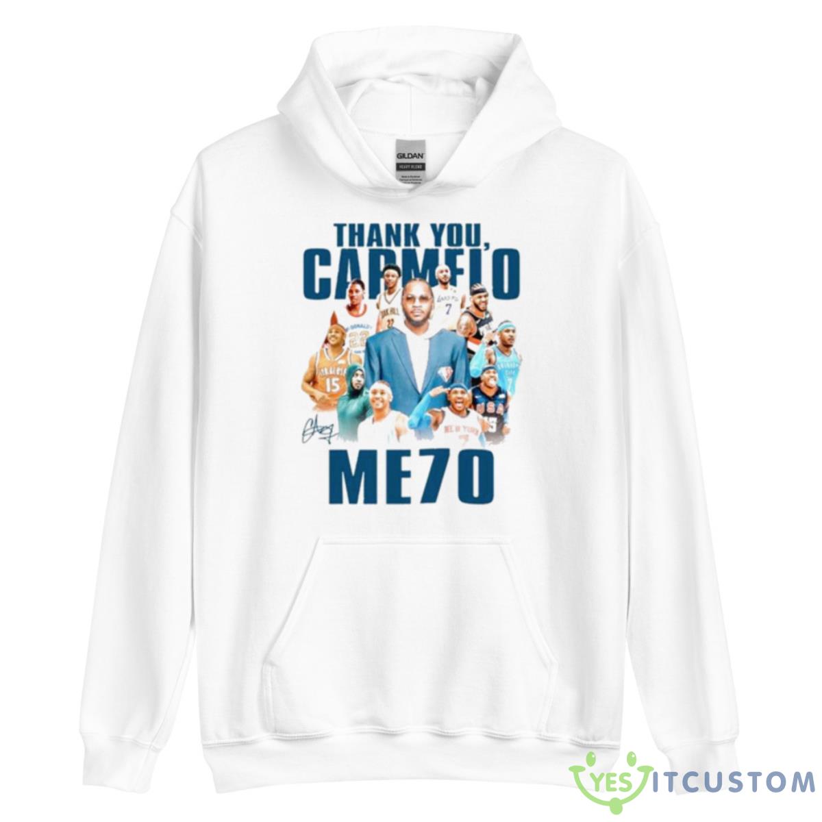 Thank You Carmelo Me70 Signature Shirt 11 Thank You Carmelo Me70 Signature Shirt - Unisex Heavy Blend Hooded Sweatshirt