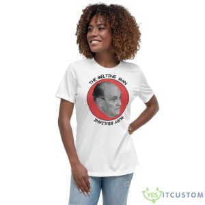The Melting Man Hair Dye Incident Rudy Giuliani Funny Edit Shirt - Women's Relaxed Short Sleeve Jersey Tee