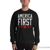 The Persistence America First Graphics Shirt - 18000 Unisex Heavy Blend Crewneck Sweatshirt