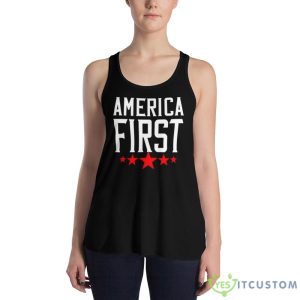 The Persistence America First Graphics Shirt 11 The Persistence America First Graphics Shirt - 8800 Women's Flowy Racerback Tank