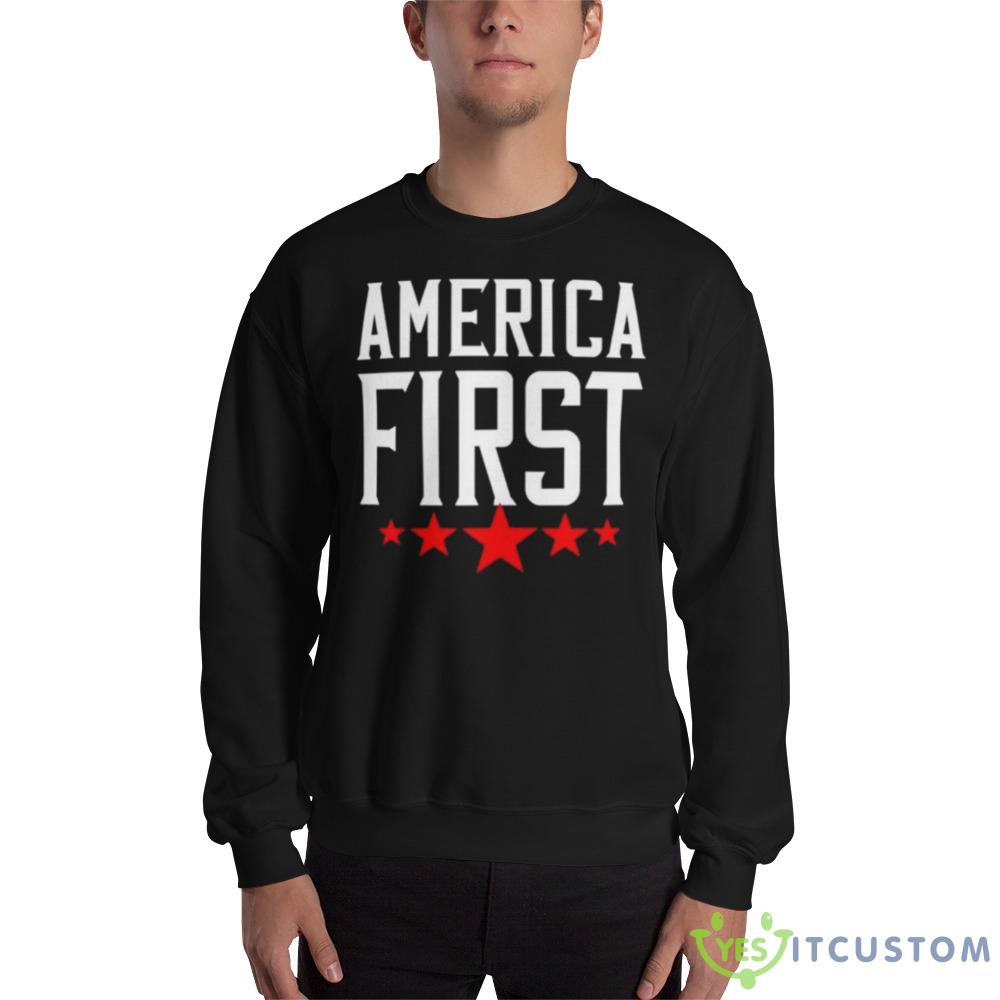 The Persistence America First Graphics Shirt 14 The Persistence America First Graphics Shirt - 18000 Unisex Heavy Blend Crewneck Sweatshirt