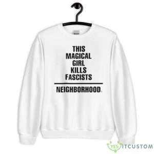 This Magical Girl Kills Fascists Neighborhood Shirt - Unisex Heavy Blend Crewneck Sweatshirt