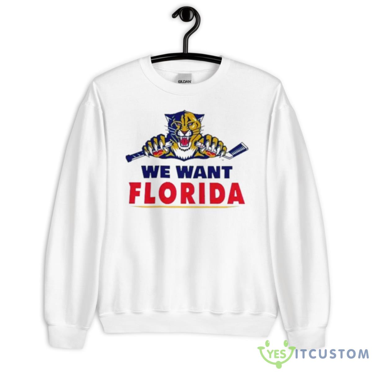 Tiger We Want Florida Shirt 11 Tiger We Want Florida Shirt - Unisex Heavy Blend Crewneck Sweatshirt
