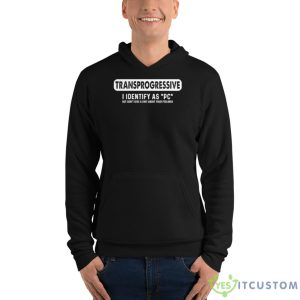 Transprogressive I Identify As PC Shirt - Unisex Fleece Pullover Hoodie