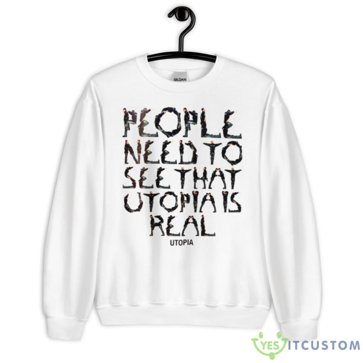 Travis Scott People Need To See That Utopia Is Real Via Pin Up Magazine Alphabet Fan Gifts T Shirt 11 Travis Scott People Need To See That Utopia Is Real Via Pin Up Magazine Alphabet Fan Gifts T Shirt - Unisex Heavy Blend Crewneck Sweatshirt