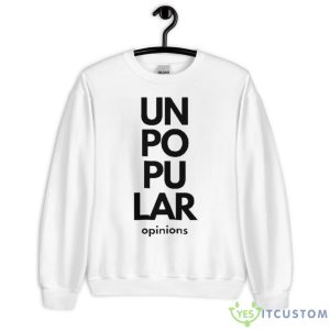 Typographic Design Unpopular Opinions Shirt - Unisex Heavy Blend Crewneck Sweatshirt