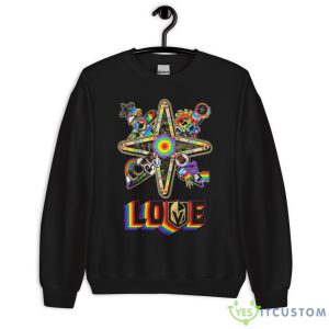 Vegas Golden Knights LGBTQ Love shirt - 18000 Unisex Heavy Blend Crewneck Sweatshirt
