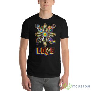 Vegas Golden Knights LGBTQ Love shirt - 980 Lightweight Fashion Short Sleeve T-Shirt