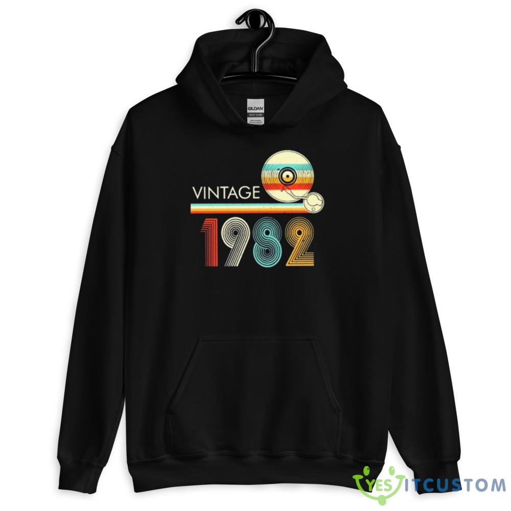 Vintage Vinyl 1982 Shirt 2 Vintage Vinyl 1982 Shirt - 18500 Unisex Heavy Blend Hooded Sweatshirt